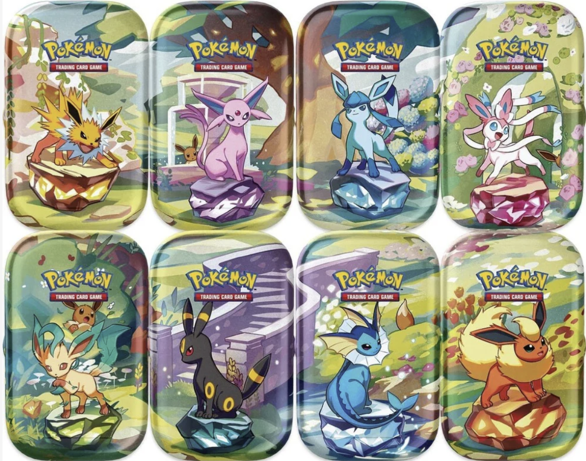 Pokémon TCG: Scarlet & Violet 8.5 - Prismatic Evolution – Mini Tin Assorted CDU
